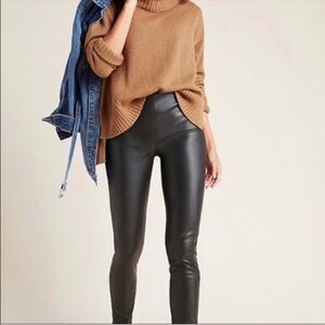 NWT! PrettyLittleThing Black Faux Leather Size 0